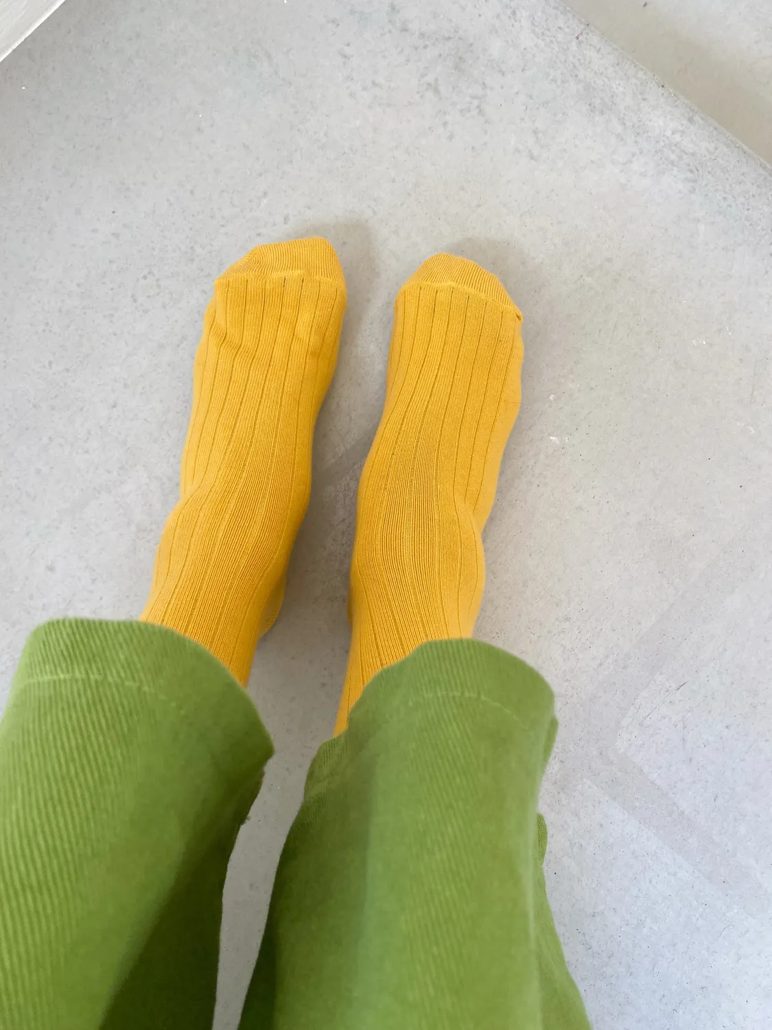 Jutelaune Canale Sokken Geel Katoen One Size