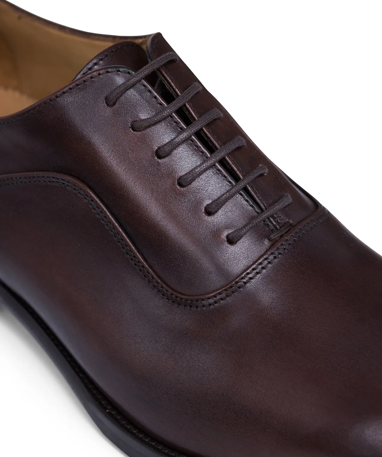 Finsbury Andreas oxfordschoenen bruin leer rubberen zool