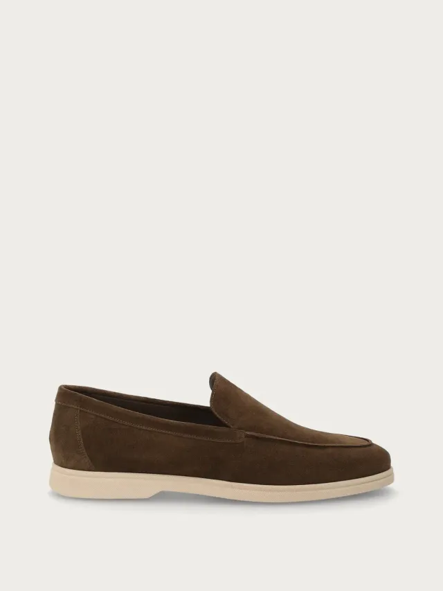 Frau Verona groene suède loafers heren