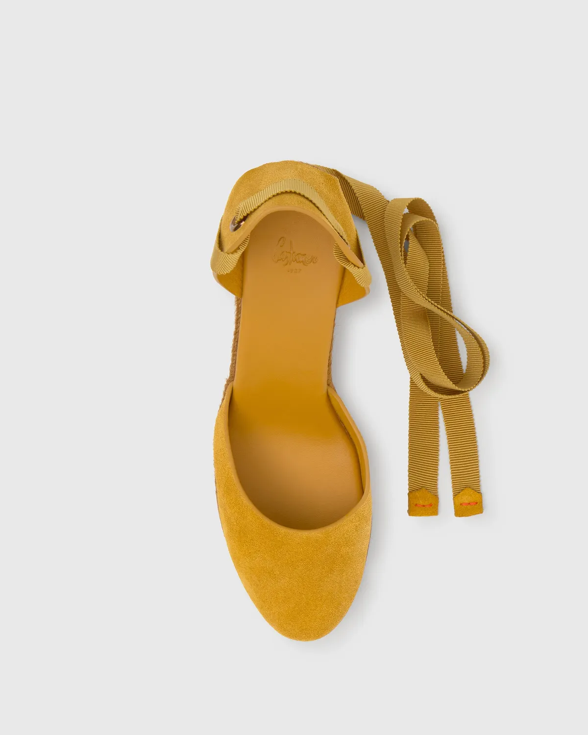 Castaner Camila C/8/269 dames espadrilles amber suède 11cm