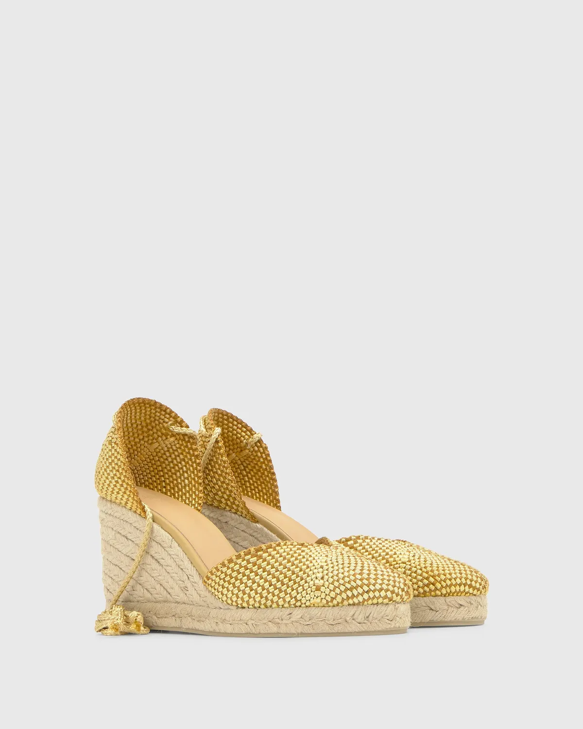 Castaner Cora 8/298 espadrilles oker sleehak 9 cm