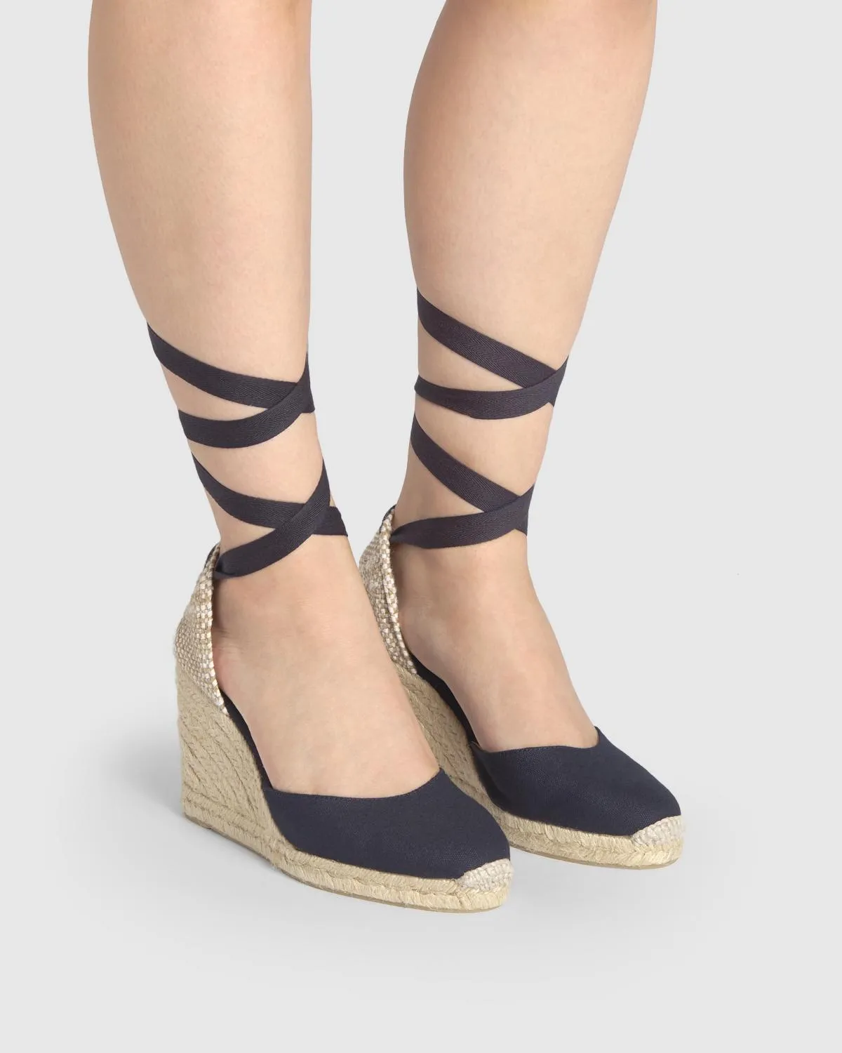 Castaner Carina/8/001 espadrille blauw katoen