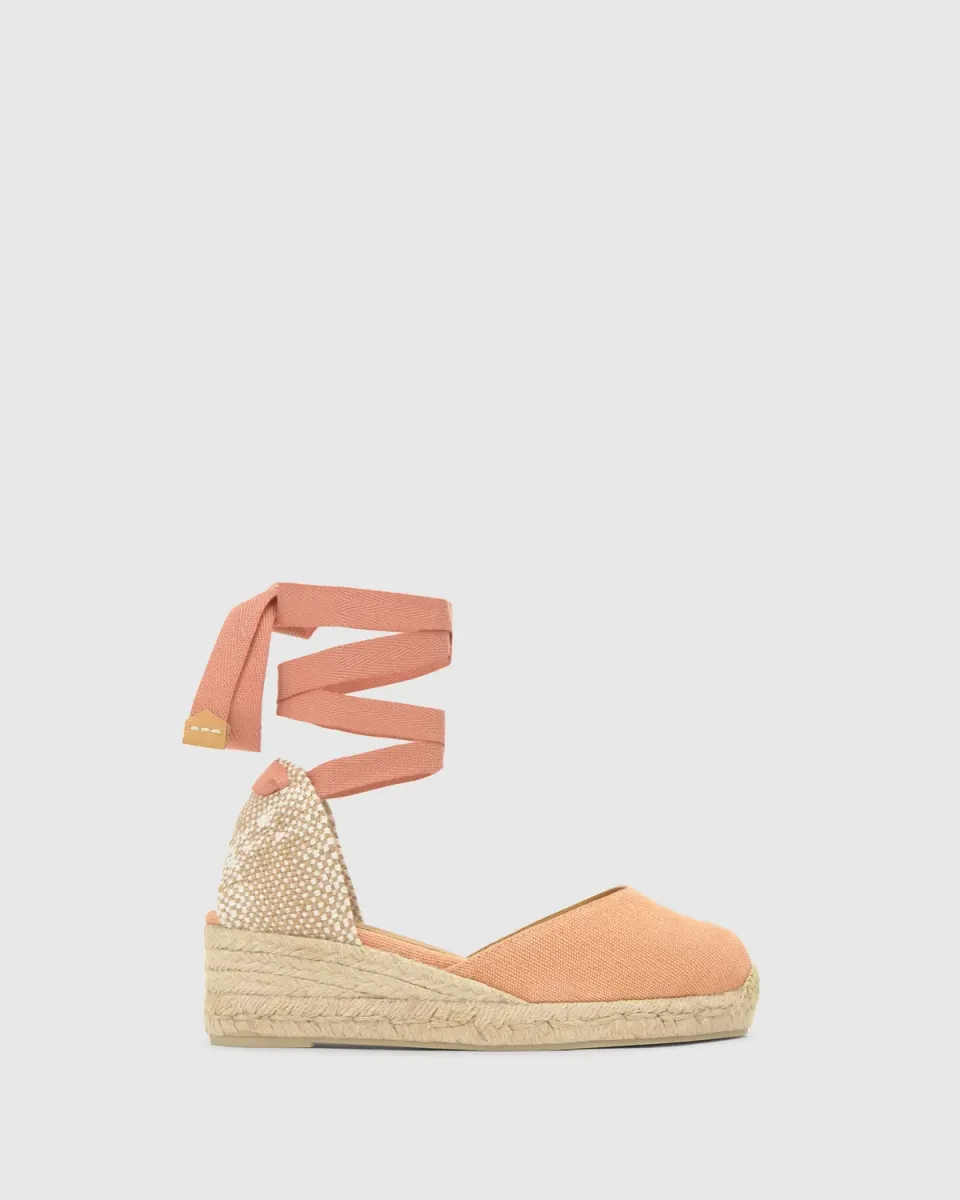Castaner Carina/3/002 espadrilles peach 5 cm