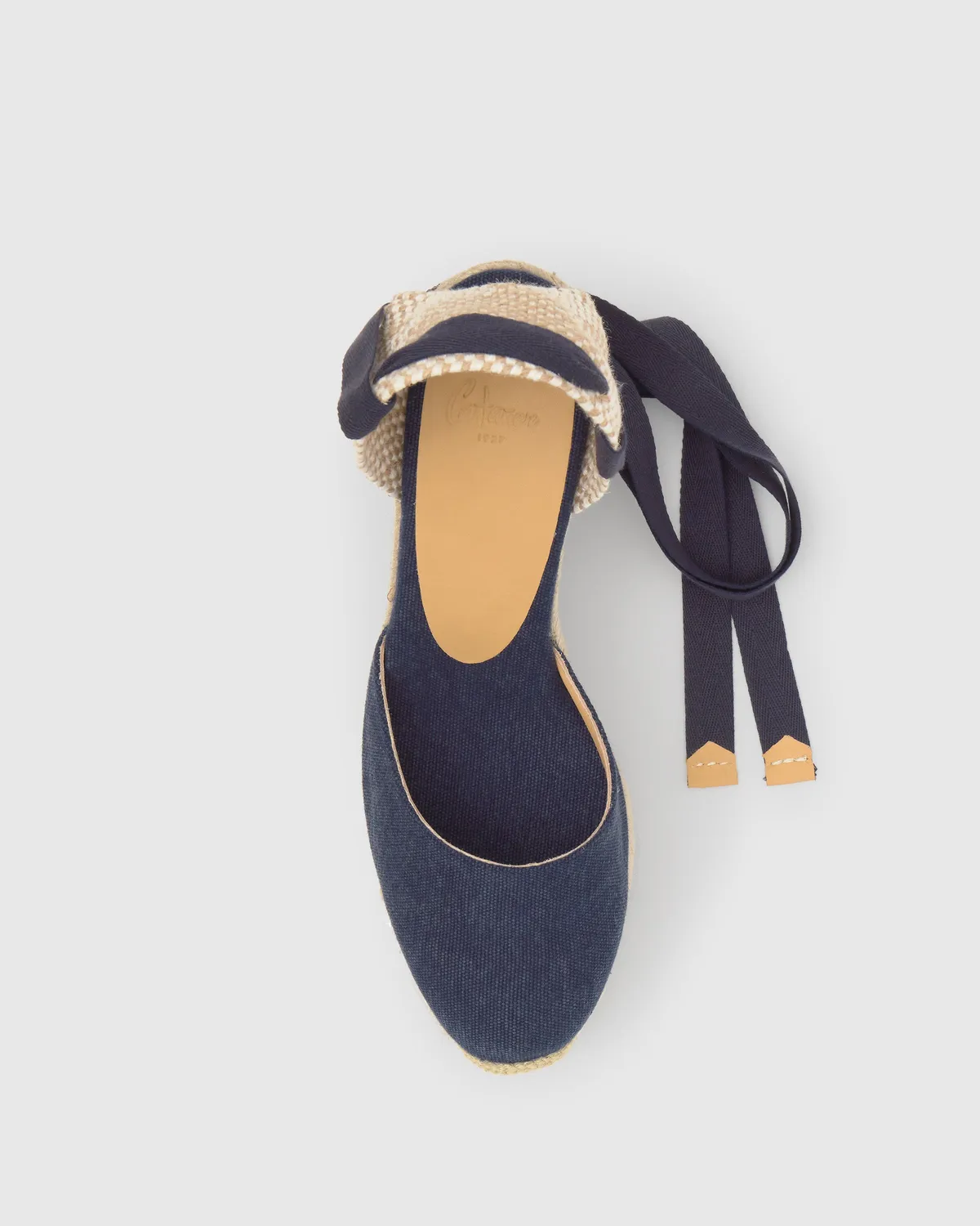 Castaner Carina 8ED 002 espadrilles blauw katoen
