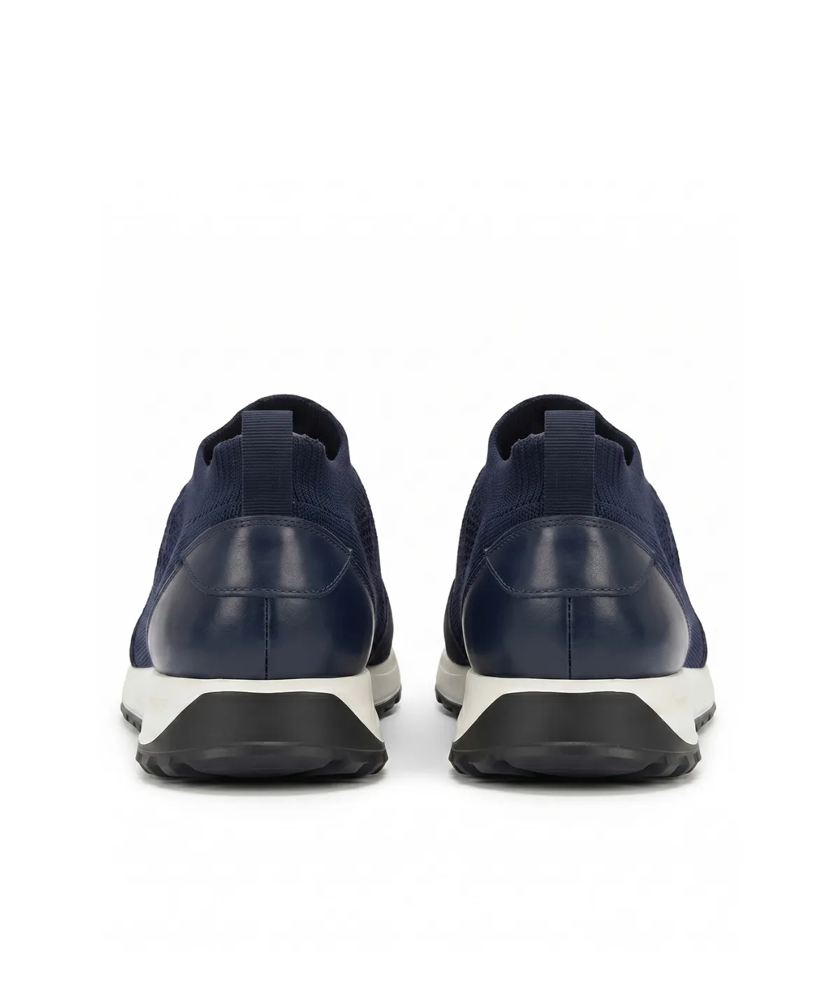 Finsbury Rico sneakers marineblauw canvas leer