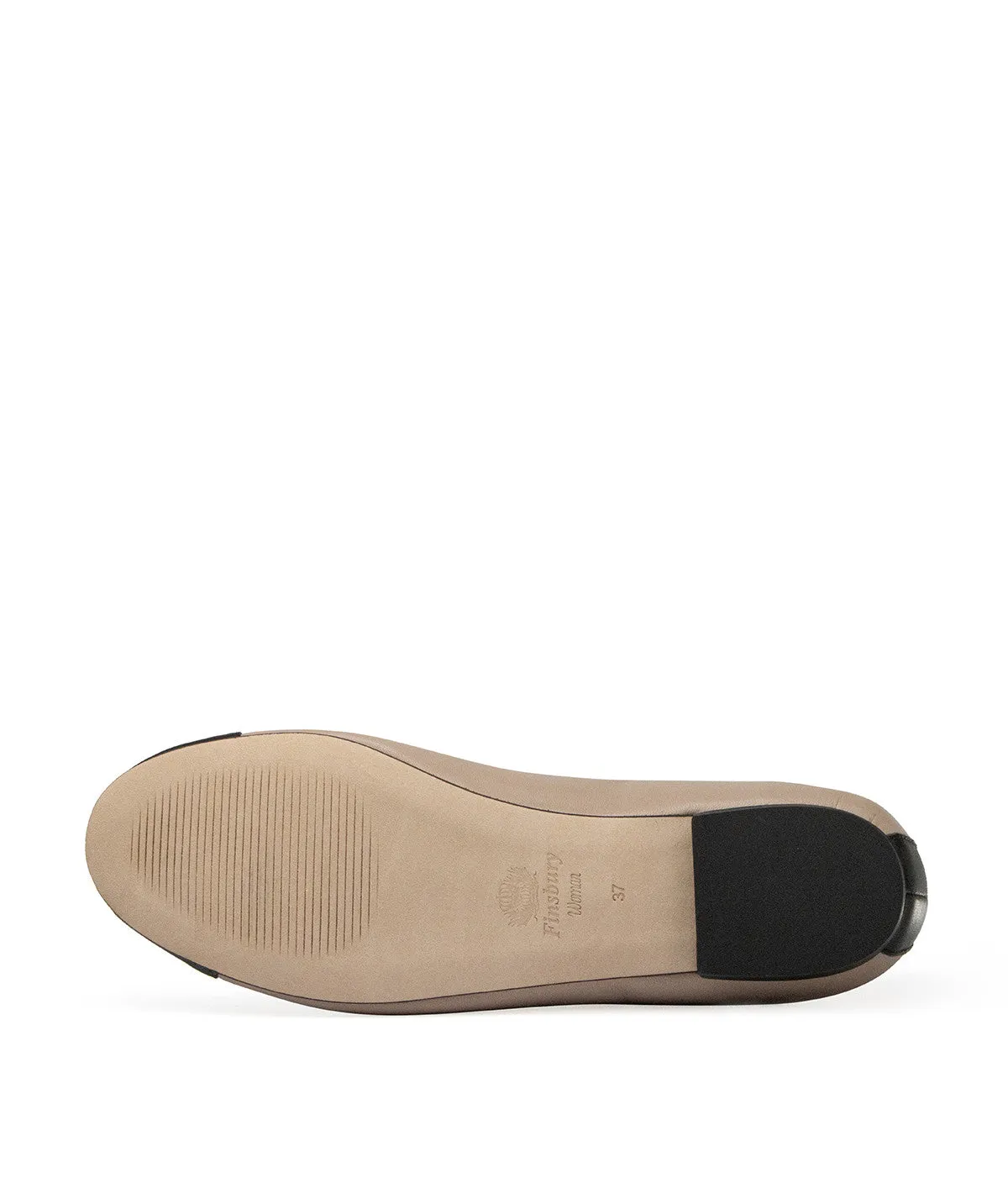 Finsbury Lucie leren ballerina's beige