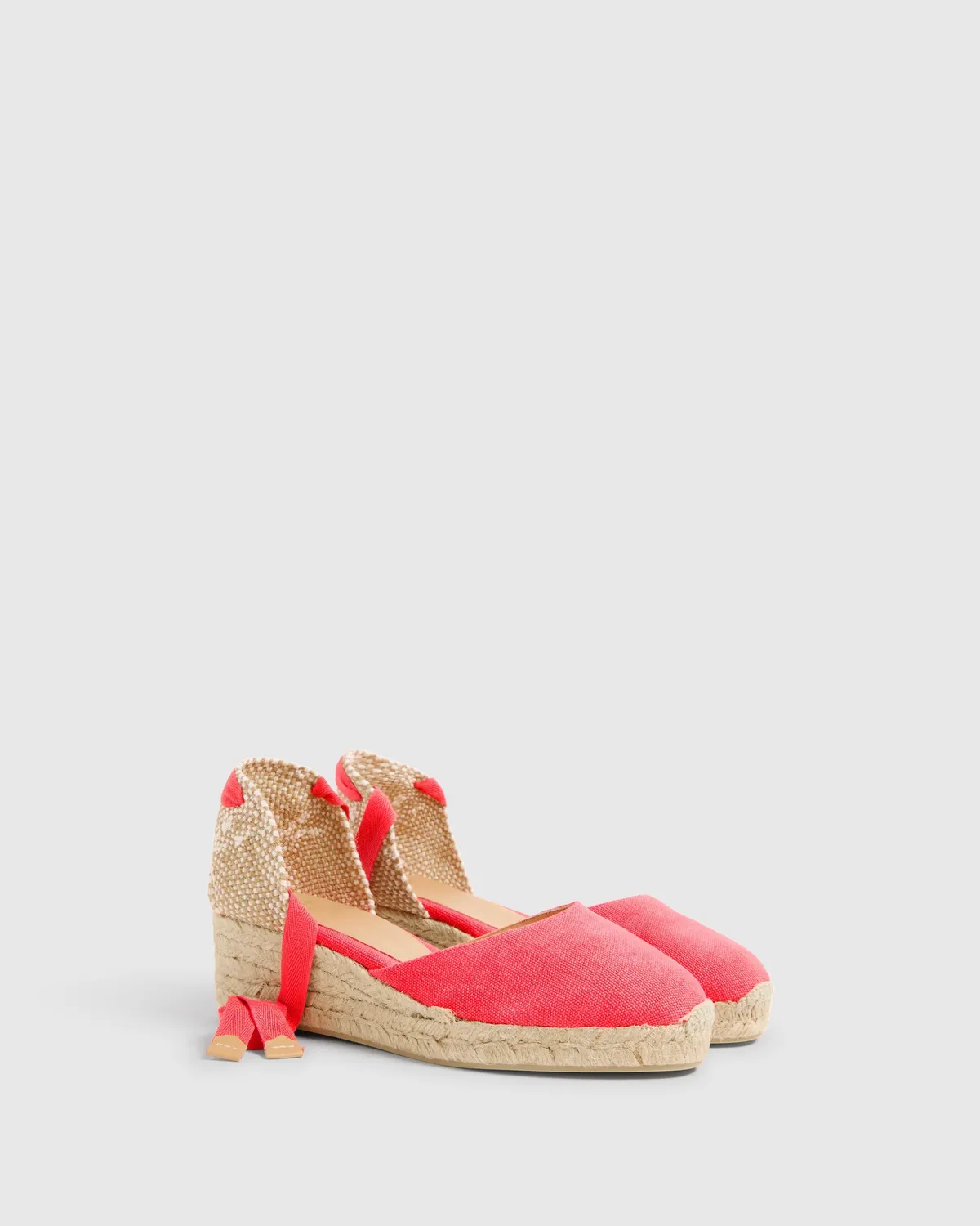 Castañer CARINA/3/002 espadrilles rood canvas