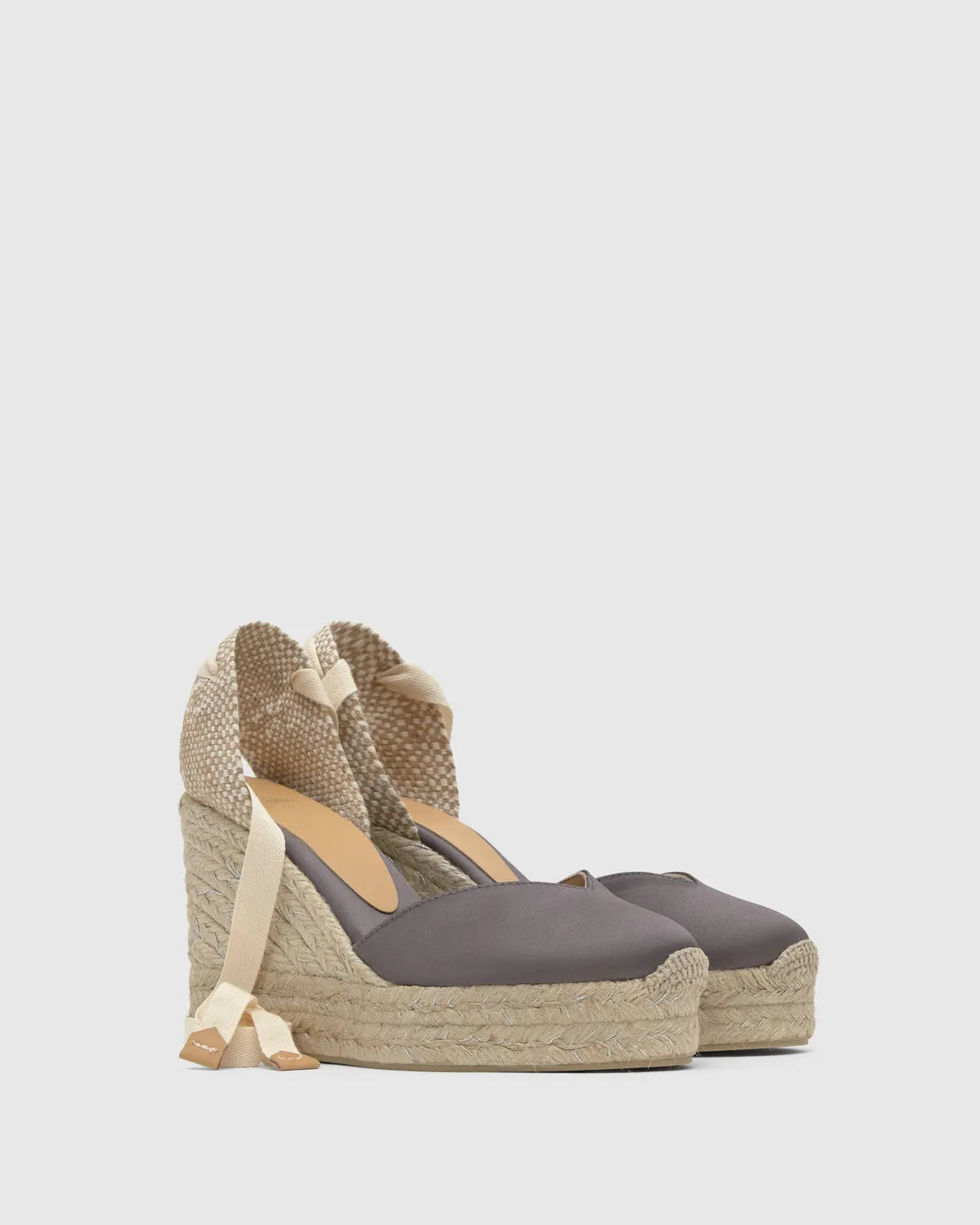 Castaner Chiara 8ED 006 espadrilles grafito satijn