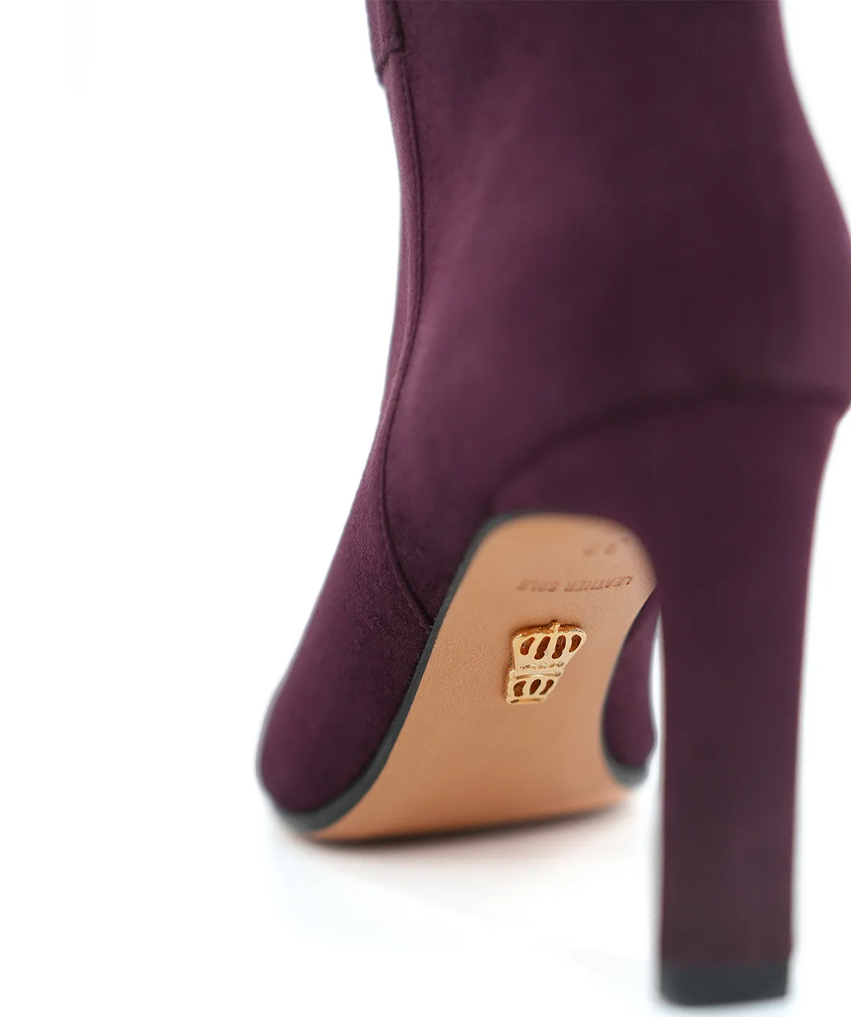 Finsbury Tamara laarzen bordeaux fluweel 9 cm hak