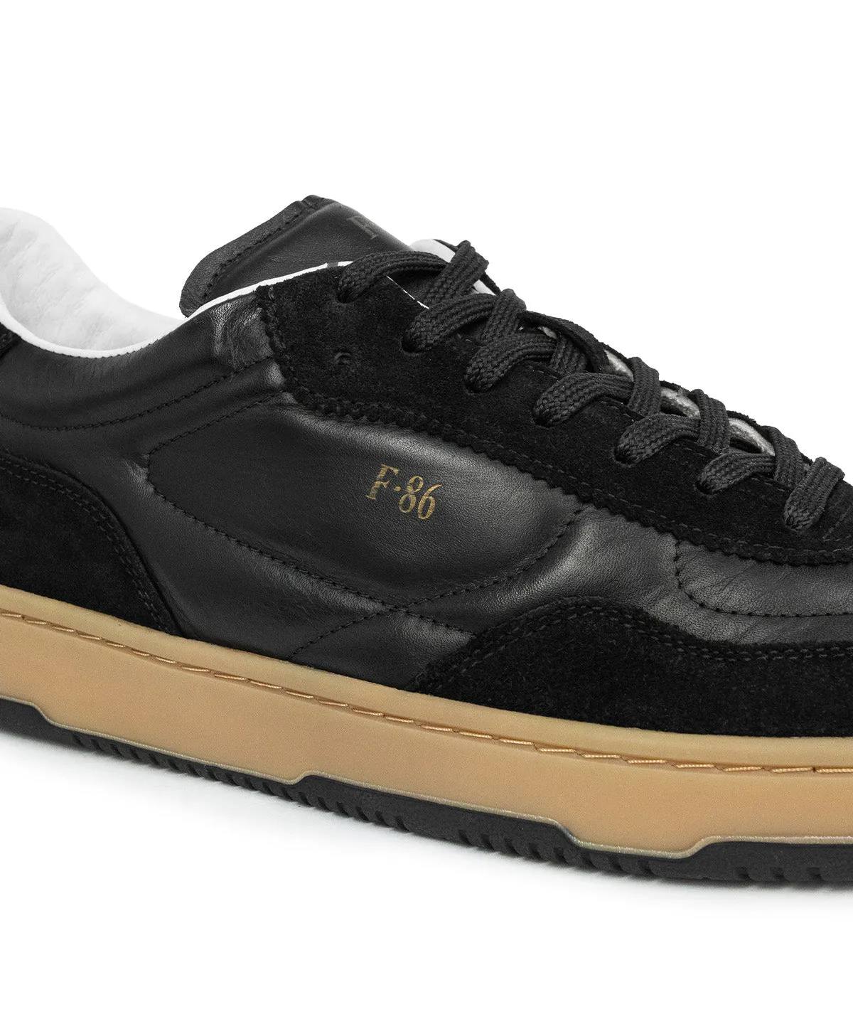 Finsbury Jules sneakers zwart leer