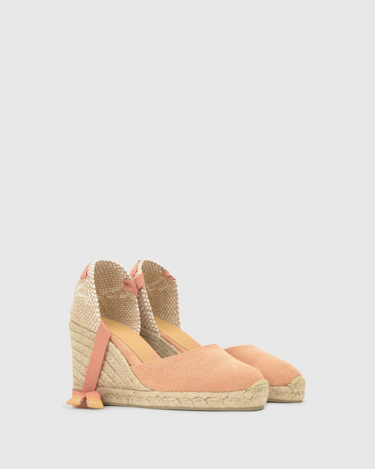 Castaner Carina/8/002 espadrilles peach katoen 9cm