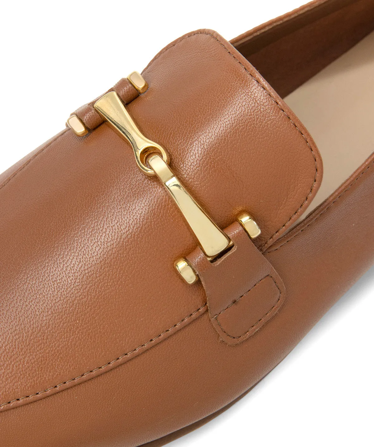 Finsbury Amelie loafers cognac leer dames bit