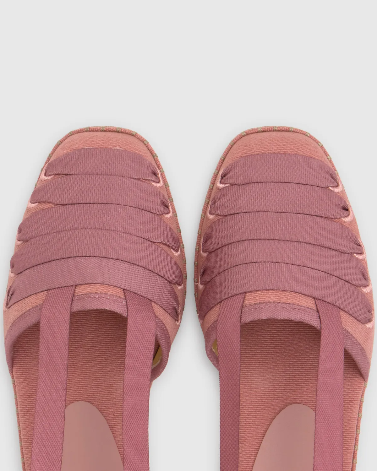 Castaner Glen/293 espadrille roze katoen flats