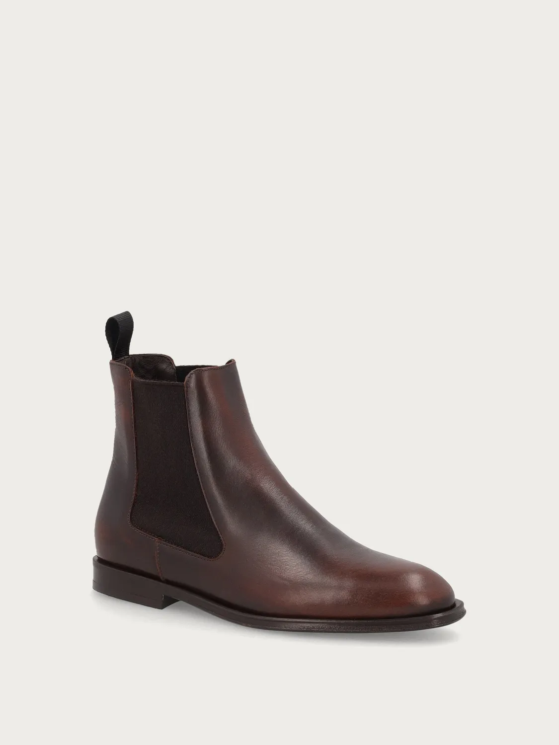 Frau Verona bruine leren beatle boots ombré