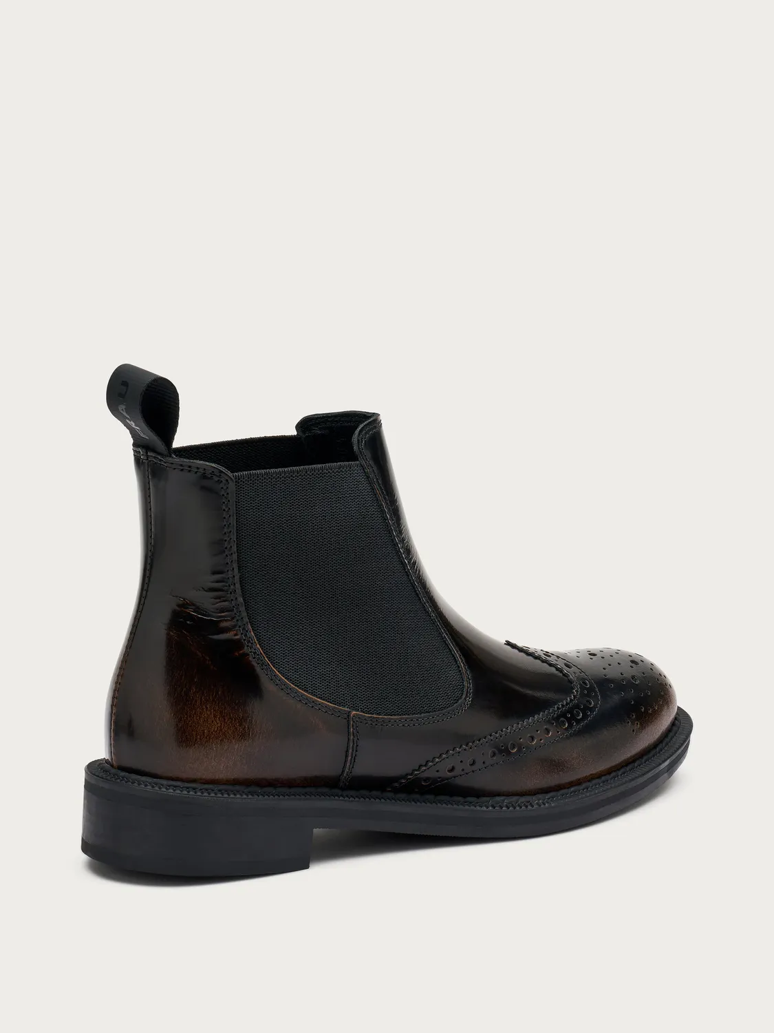 Frau Verona lichtbruine leren chelsea boots dames