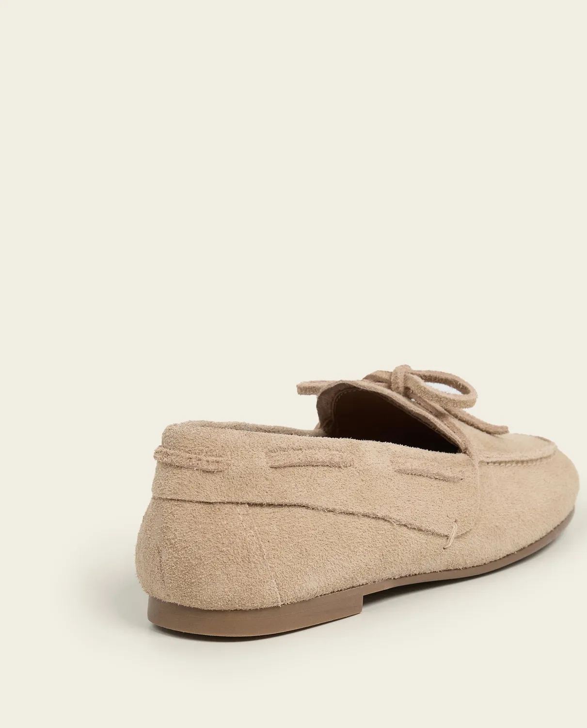 Flattered Fatima loafer zand suède