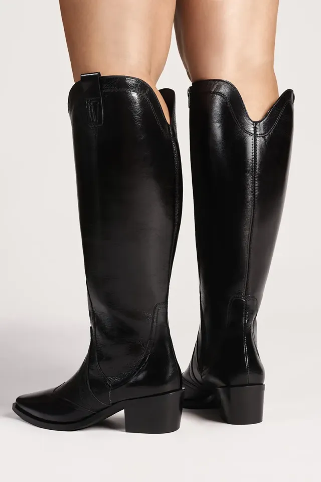 Bryan Stepwise Manuela Plus+ cowboylaarzen zwart