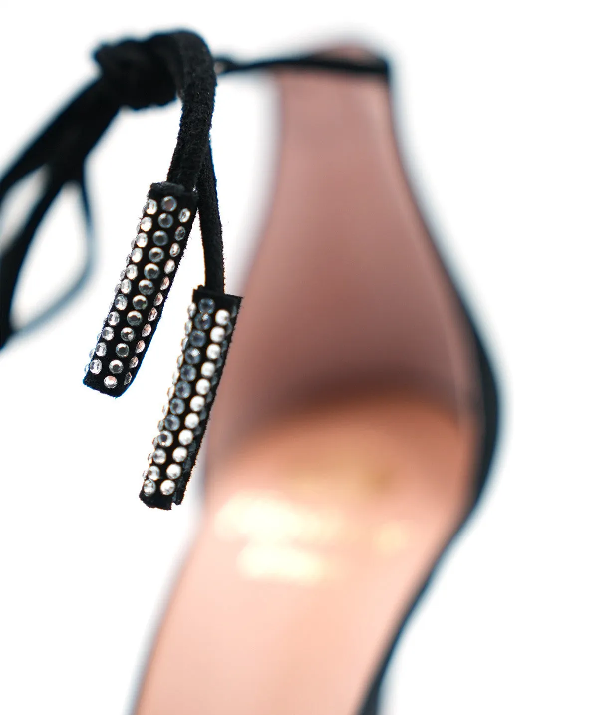 Finsbury DIANA pumps zwart fluweel enkelband