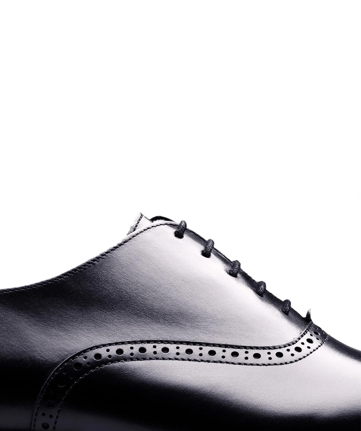 Finsbury Balmoral zwarte oxford herenschoen boxcalf