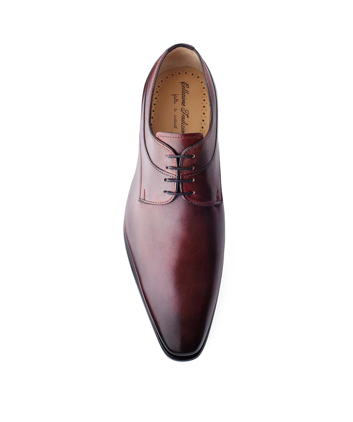 Finsbury Umberto derby bordeaux patina
