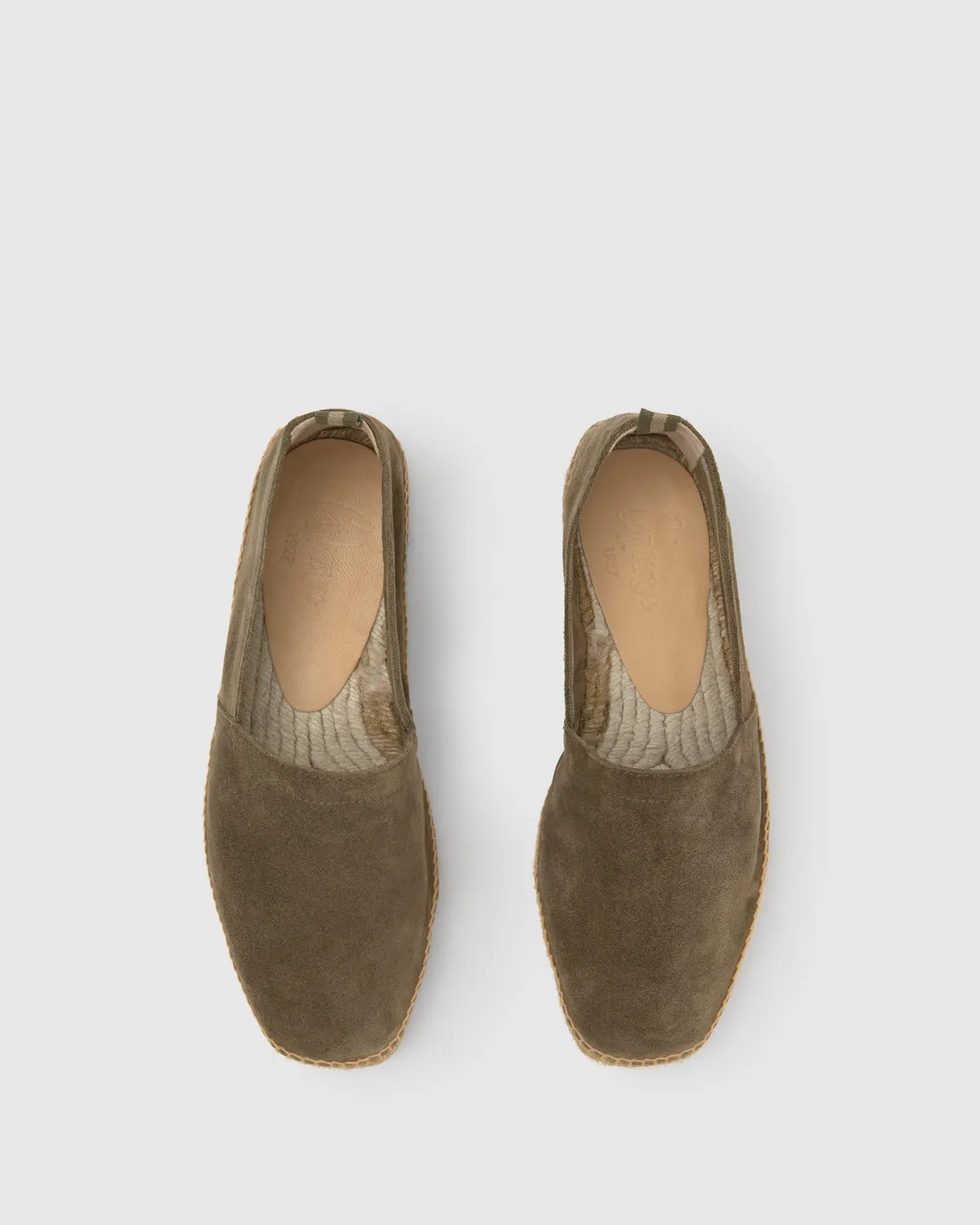 Castaner Pablo T/186 espadrilles bosgroen suède