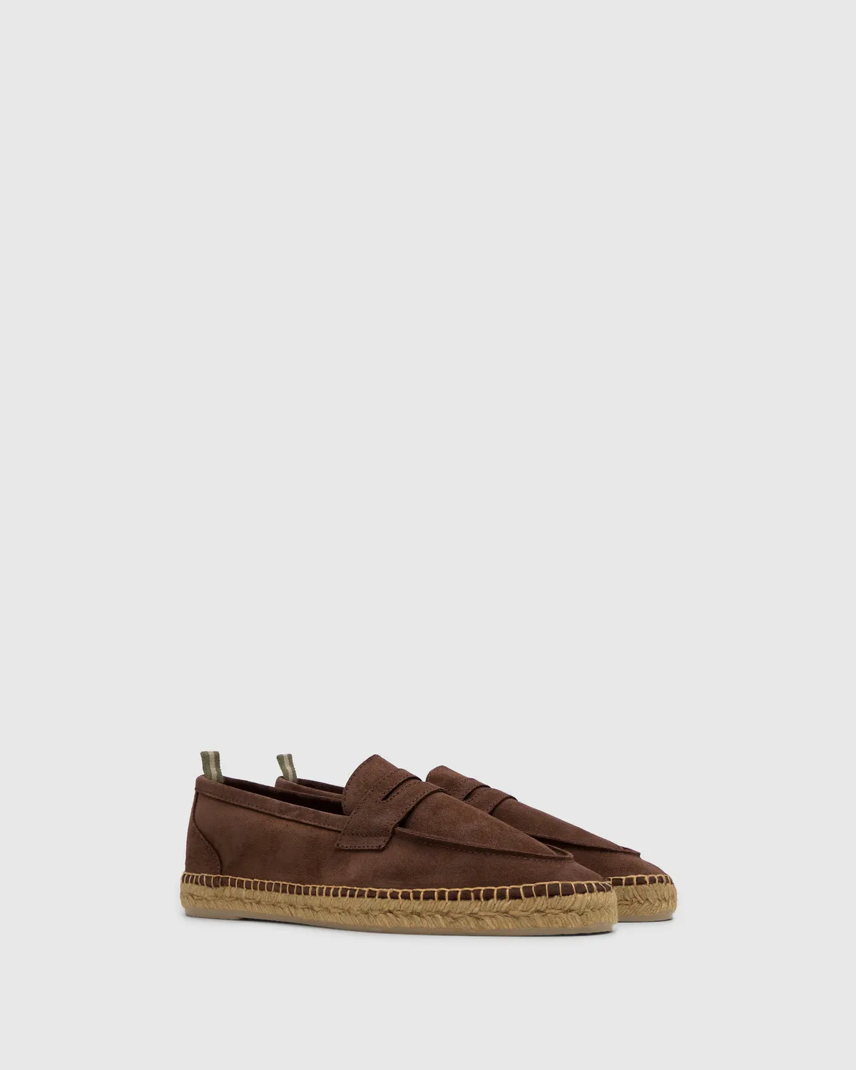 Castaner Nacho T/186 espadrilles chocolate split-leer