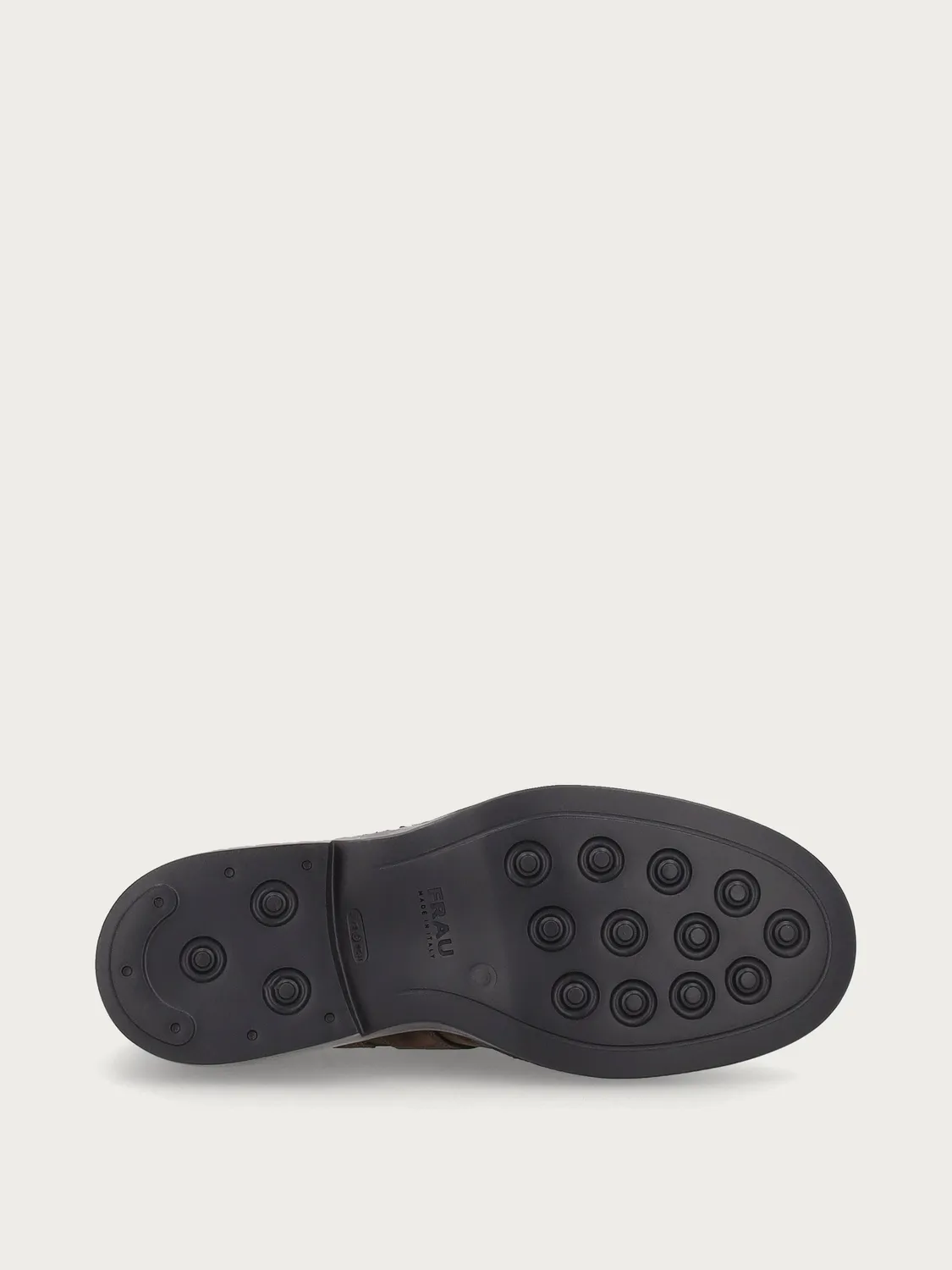 Frau Verona dames veterschoenen bruin suede franje
