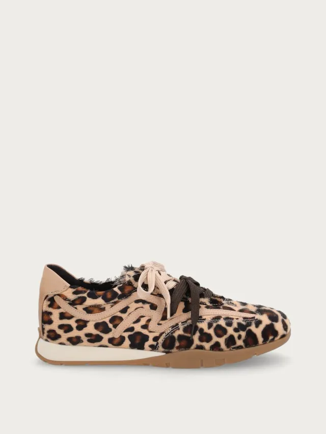 Frau Cross Hybrid sneakers beige dierenprint dames