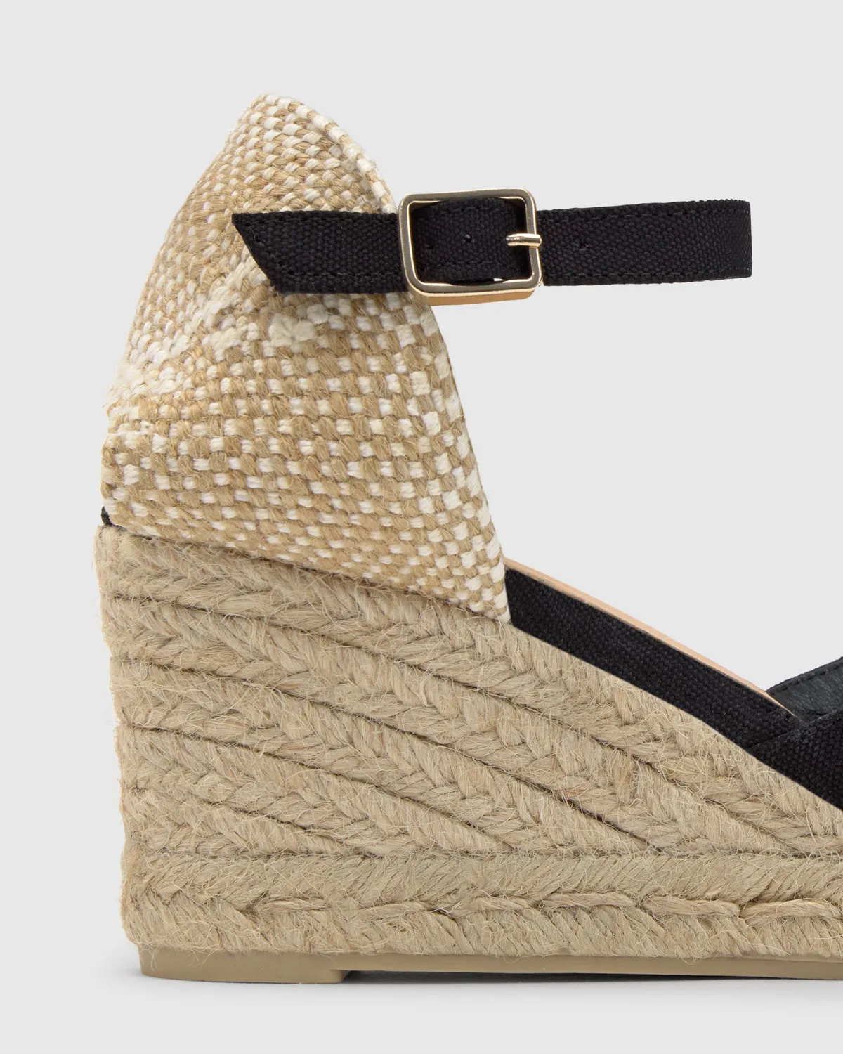 Castaner Chiarita CHIARITA/6/001 espadrilles zwart 7 cm