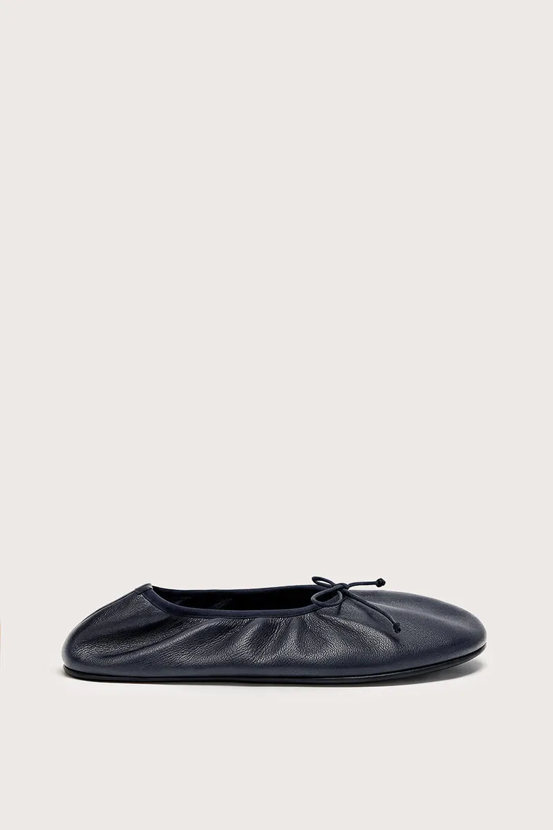 Bryan Stepwise Elia Barefoot ballerina's leer marine