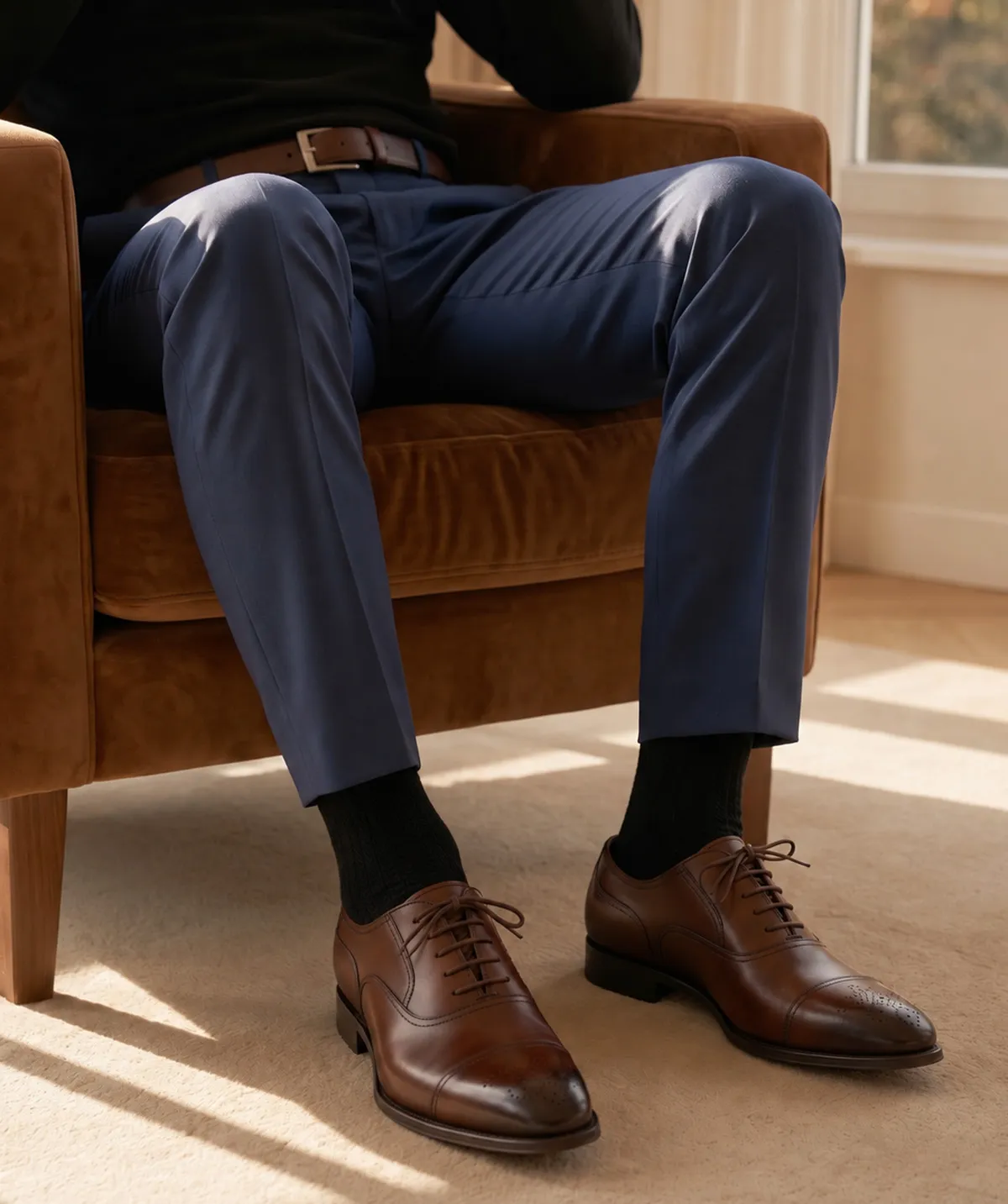 Finsbury Damiano oxford bruin volnerf kalfsleer