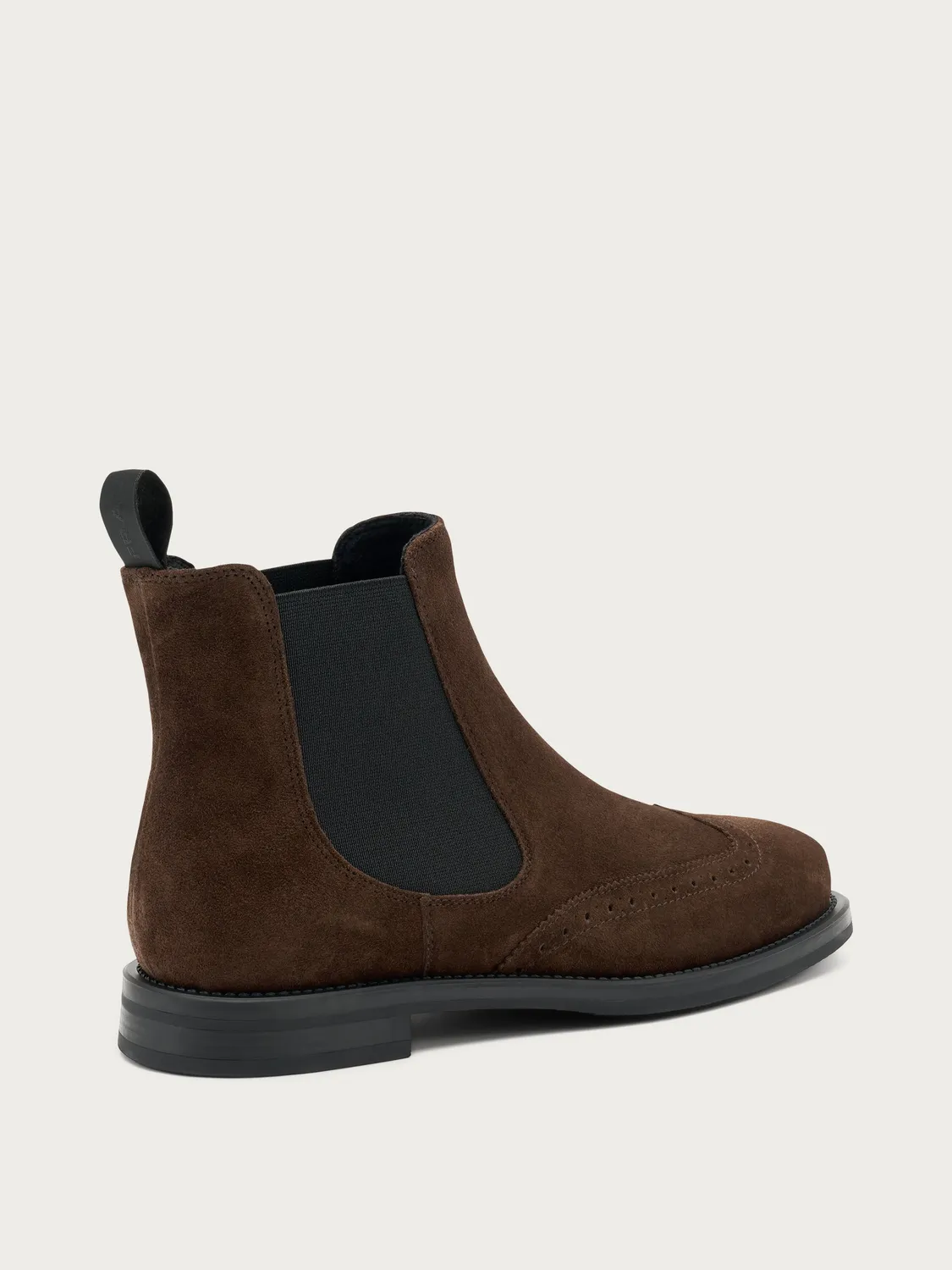 Frau Verona Beatle enkellaarzen bruin suède brogue
