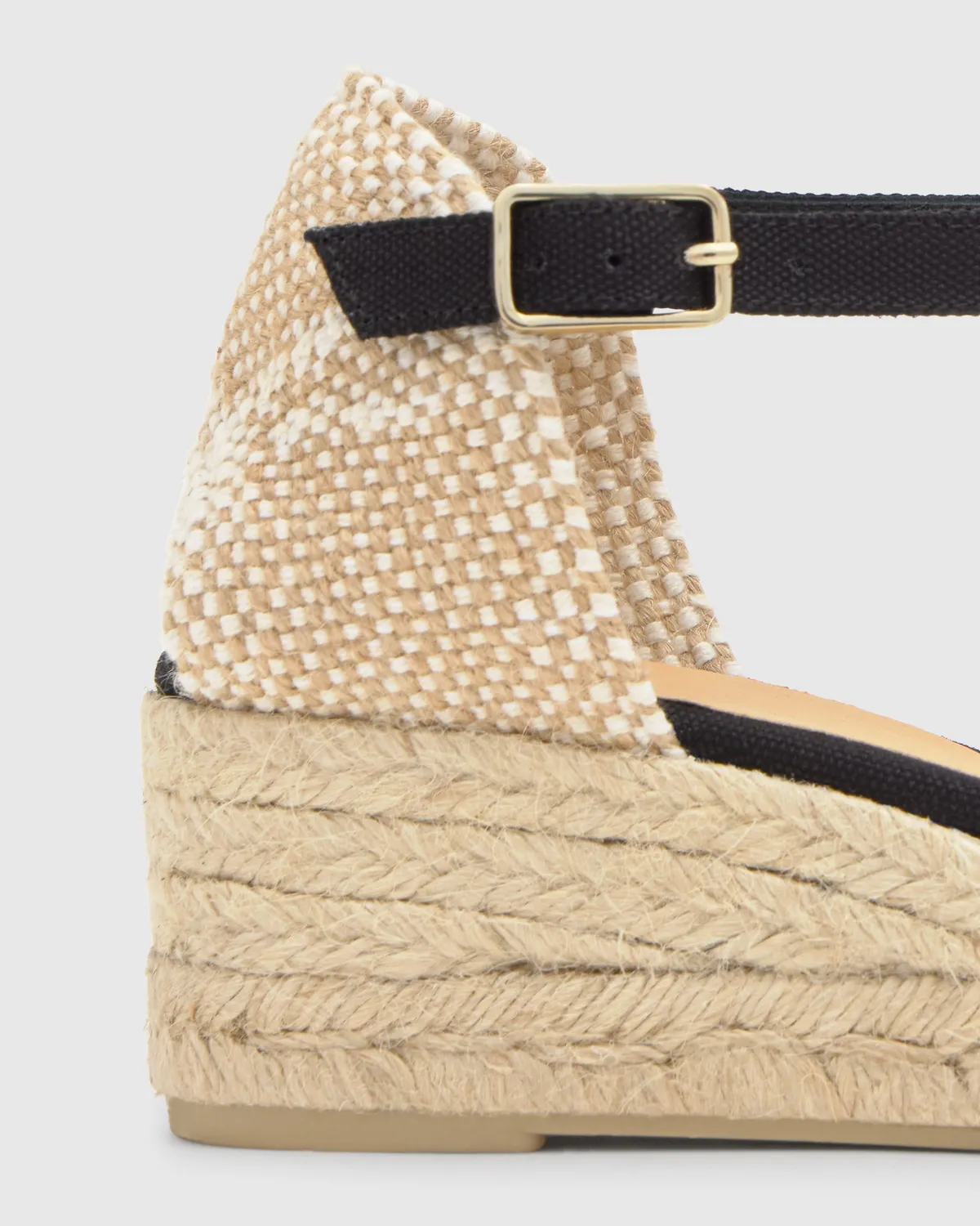 Castaner CAROL/3/001 espadrilles zwart canvas