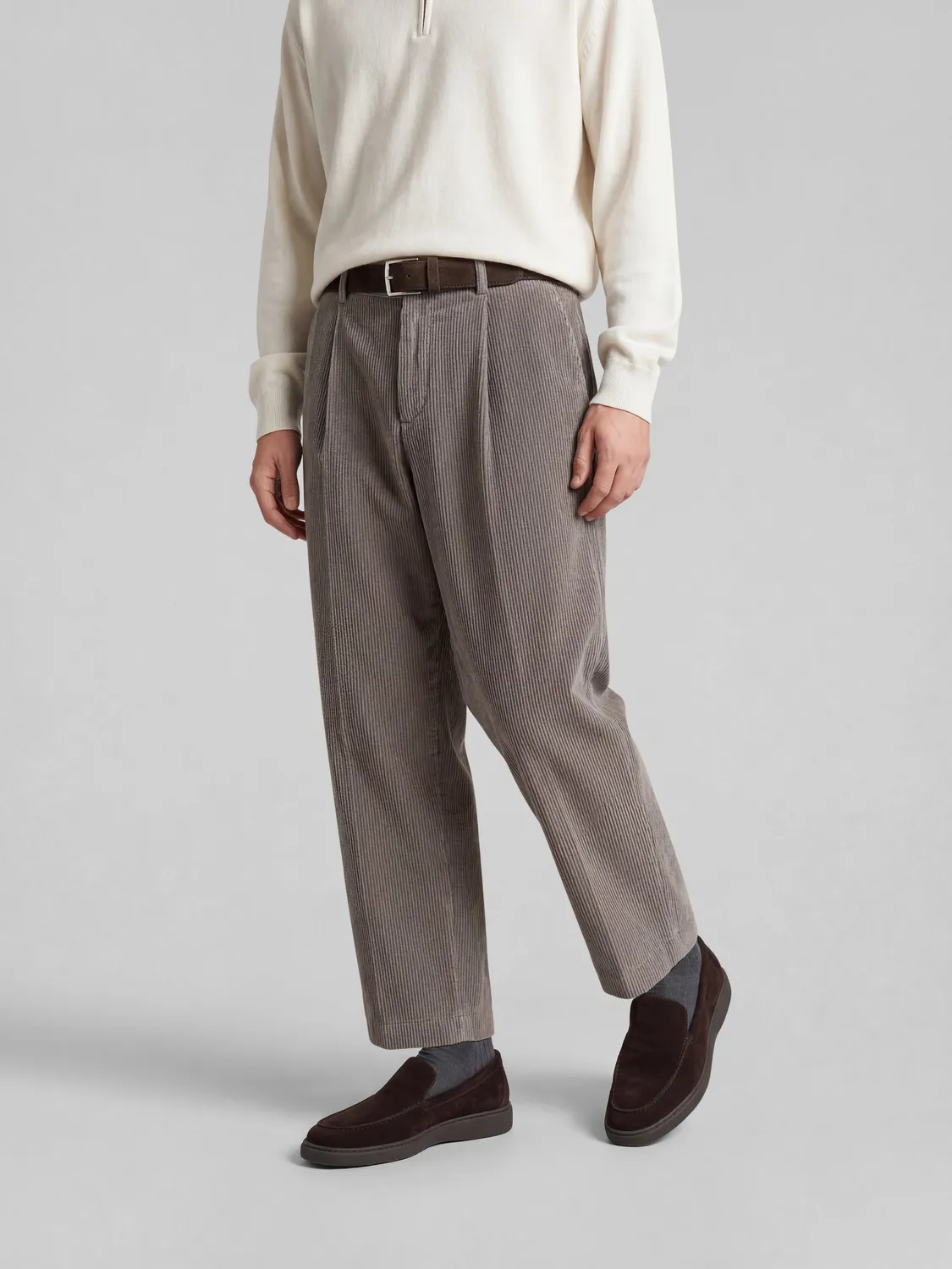 Frau Verona slip-ons suède donkerbruin casual