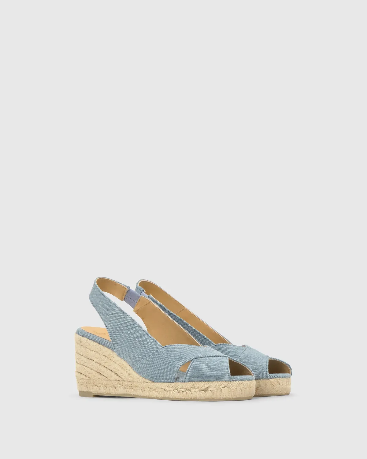 Castaner Diana/6/002 espadrilles acqua jute sleehak