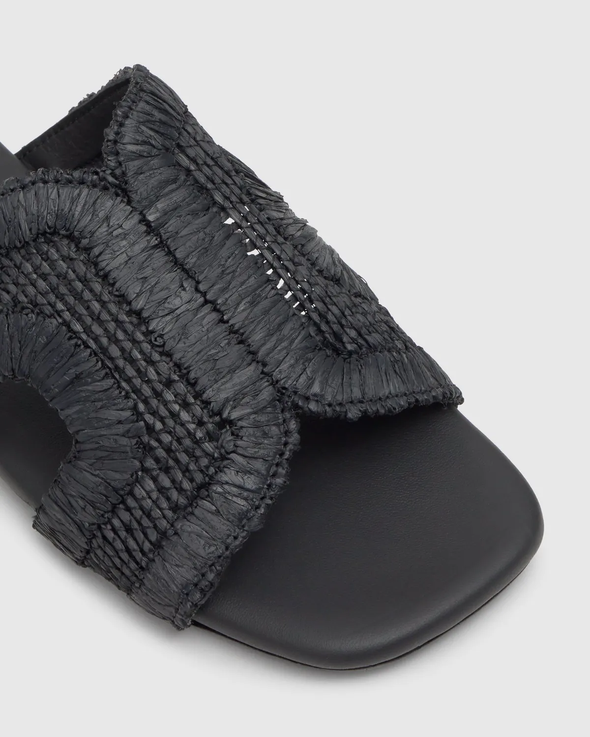 Castaner Phillipa 295 sandalen zwart raffia