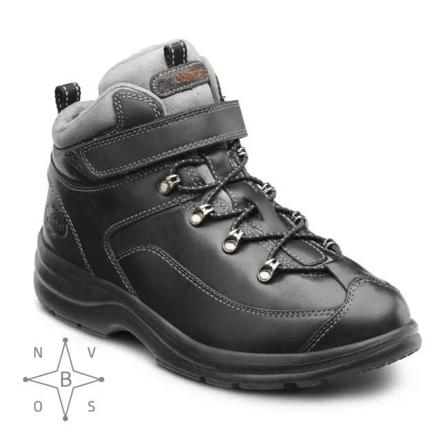 Dr. Comfort Vigor wandelschoen volnerf leer elastische veter