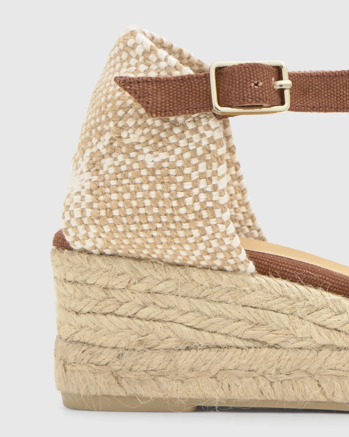 Castaner Carol 3/002 espadrilles pecan katoen 5cm