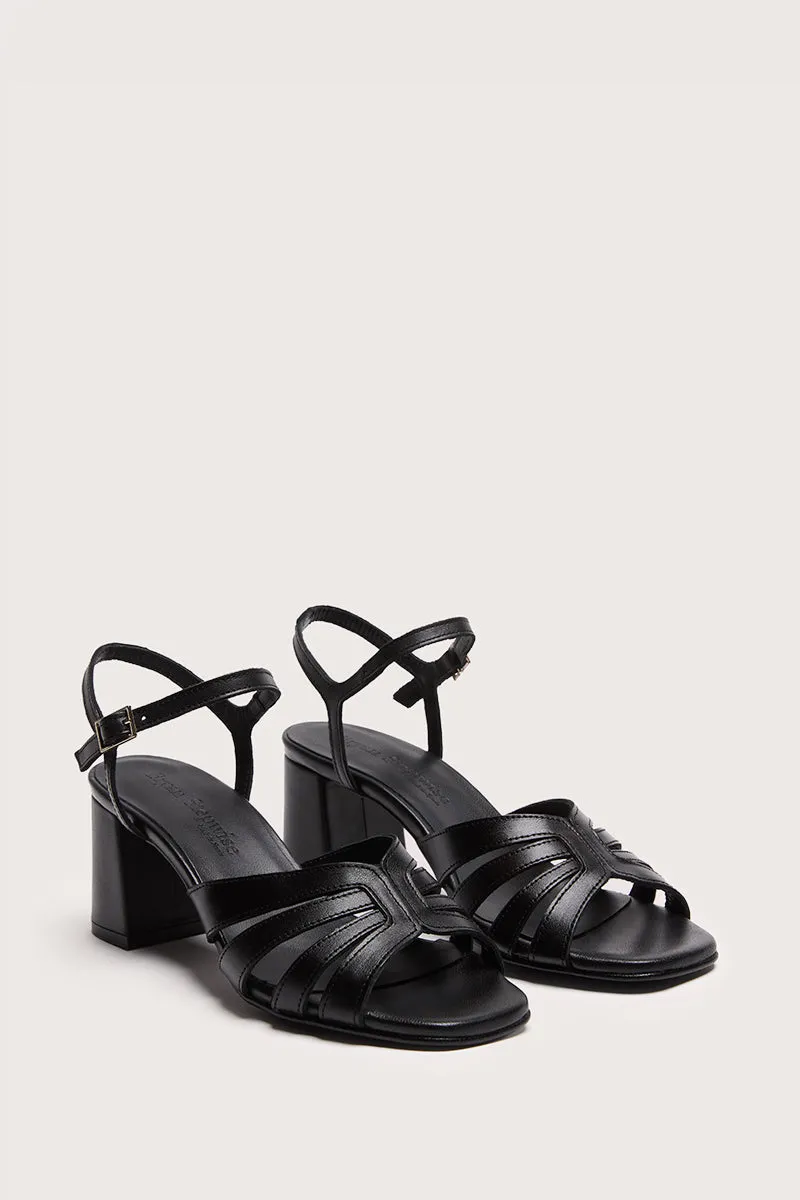 Bryan Stepwise Bella sandalen zwart leer
