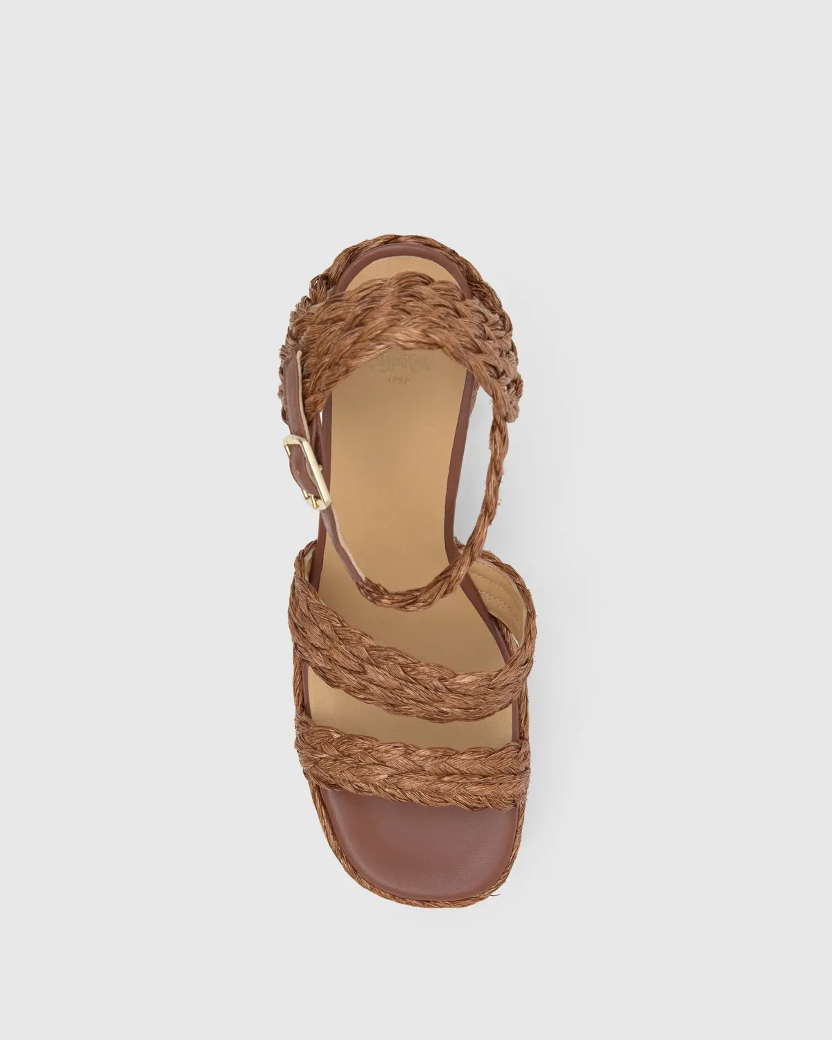 Castaner Fresa 258 sandalen bruin raffia