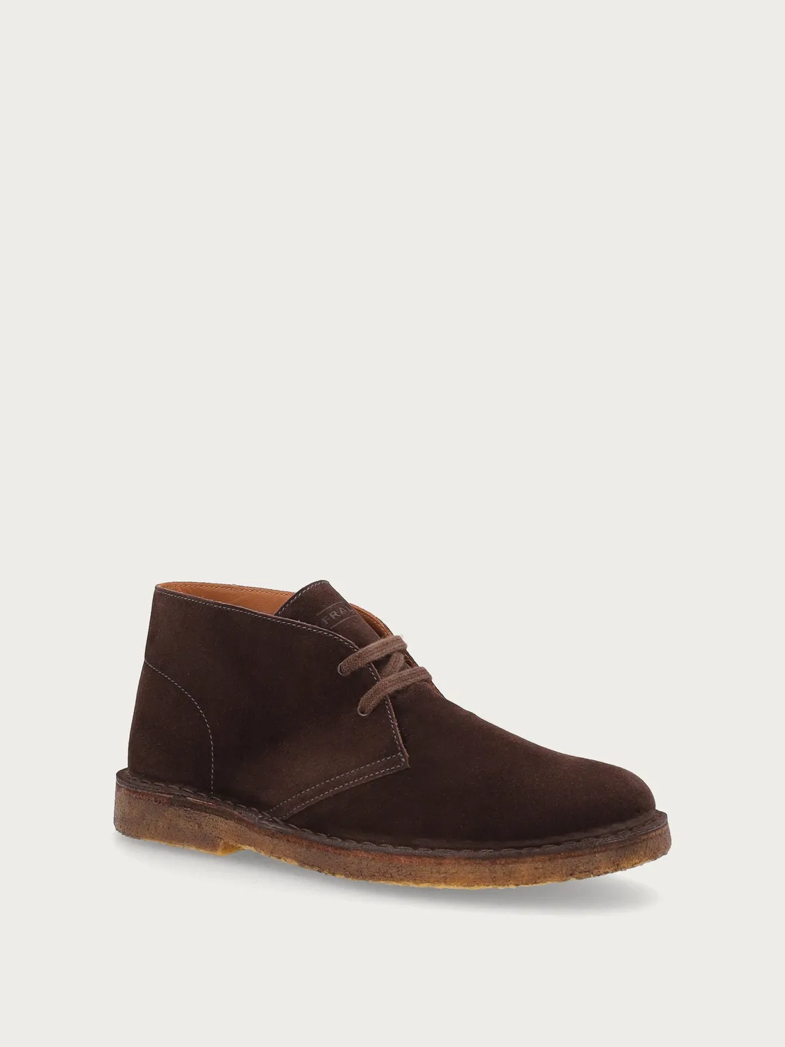 Frau Verona desert boots donkerbruin suede heren