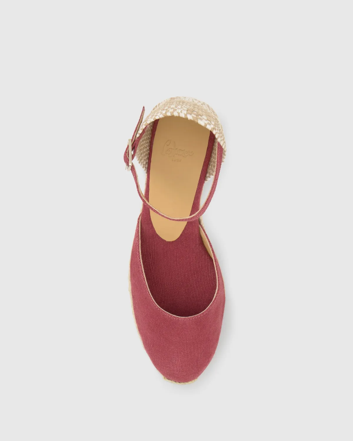 Castaner Carol/3/002 espadrilles merlot 5 cm sleehak