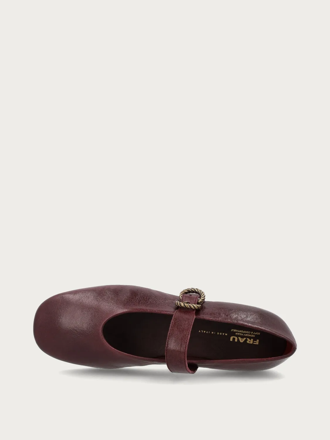 Frau Verona Ballerina’s Leer Bordeaux Dames