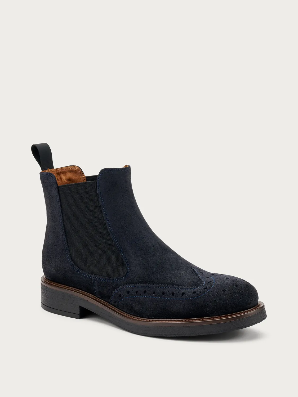 Frau Verona chelsea boots blauw suède dames