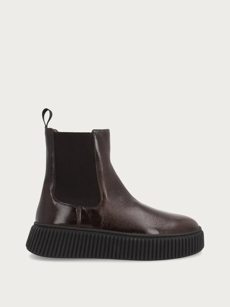 Frau Verona Beatle boots bruin gepolijst leer