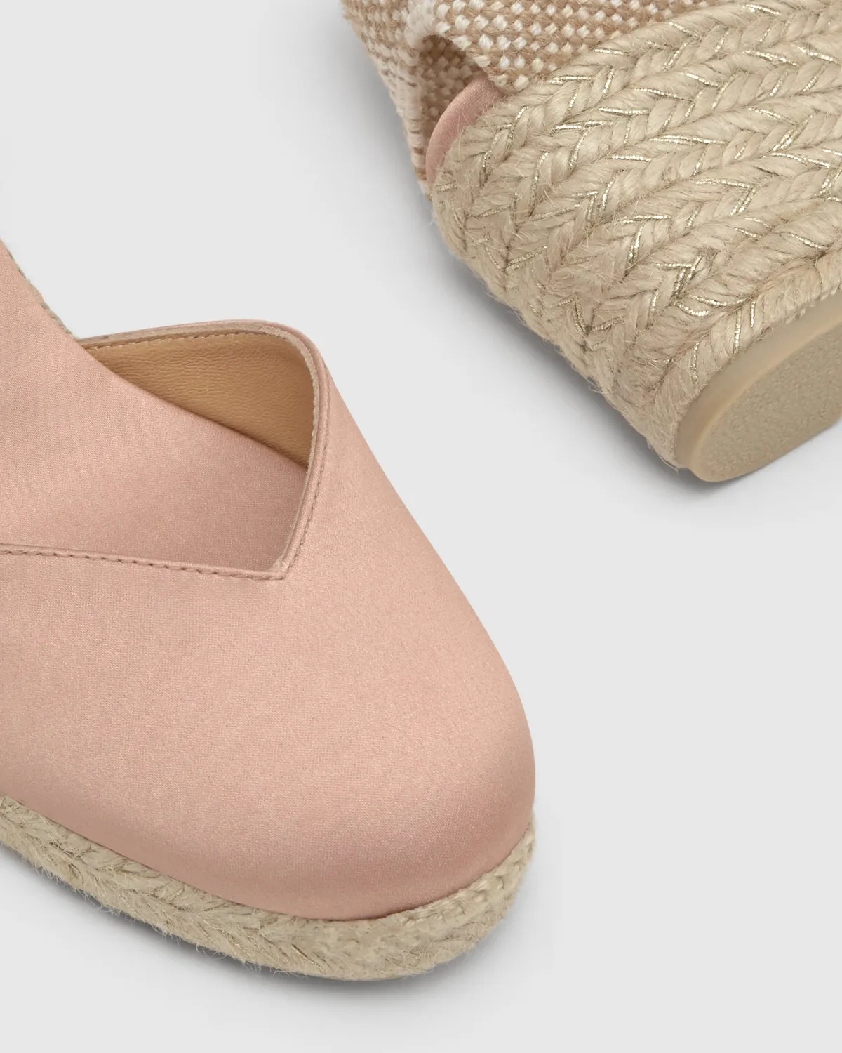 Castaner Chiarita 6 006 espadrille nude satijn