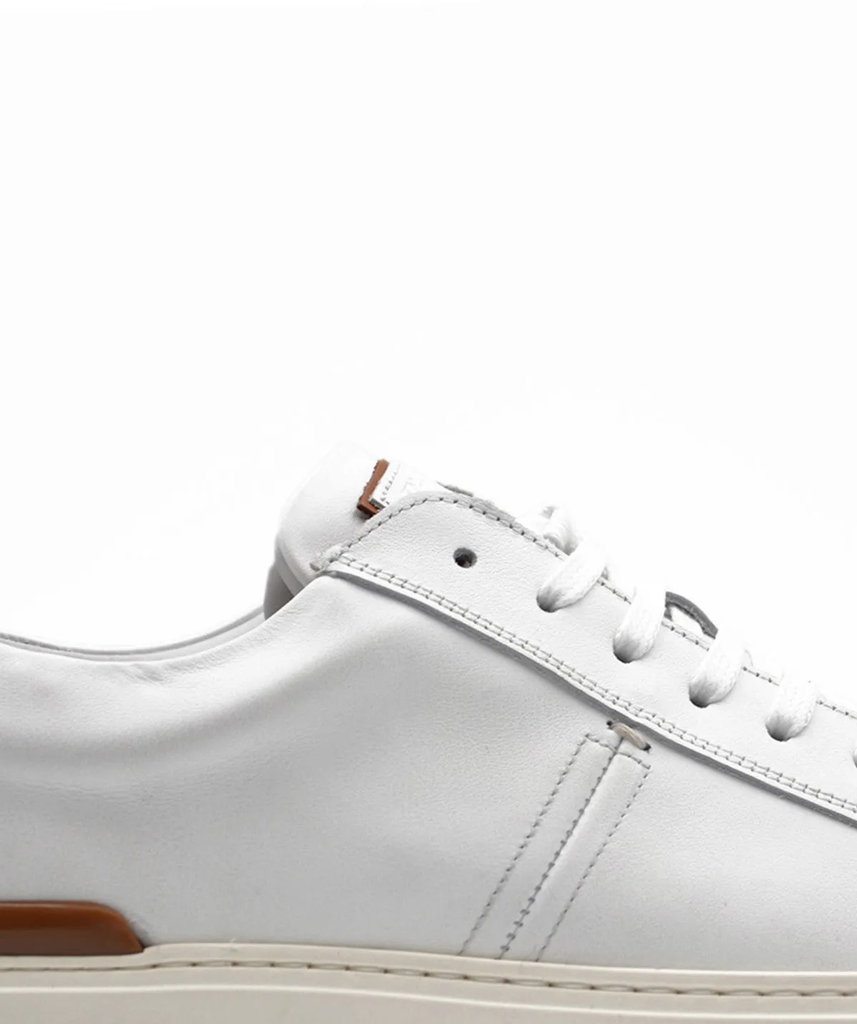 Finsbury Riva White sneakers wit leer 7-gaats