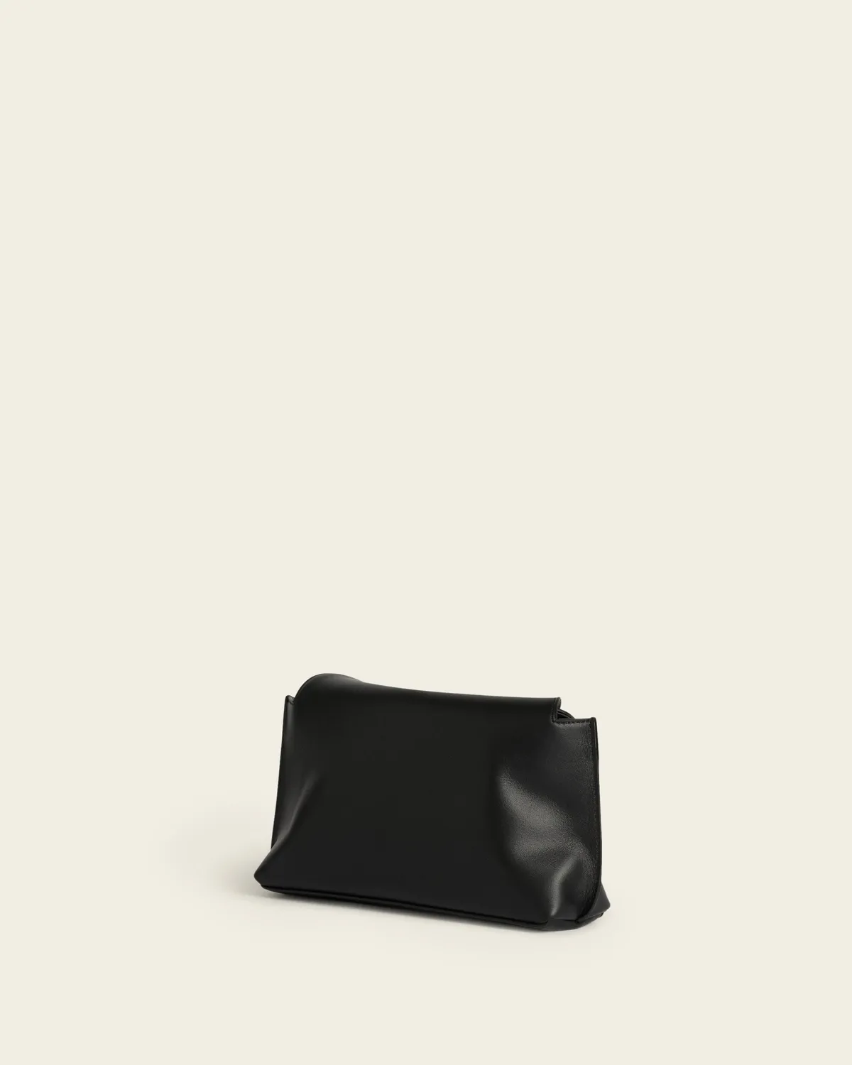 Flattered Gaia clutch zwart leer