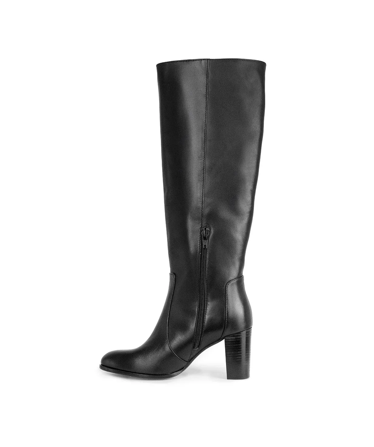 Finsbury Adriana laarzen zwart leer 7 cm hak