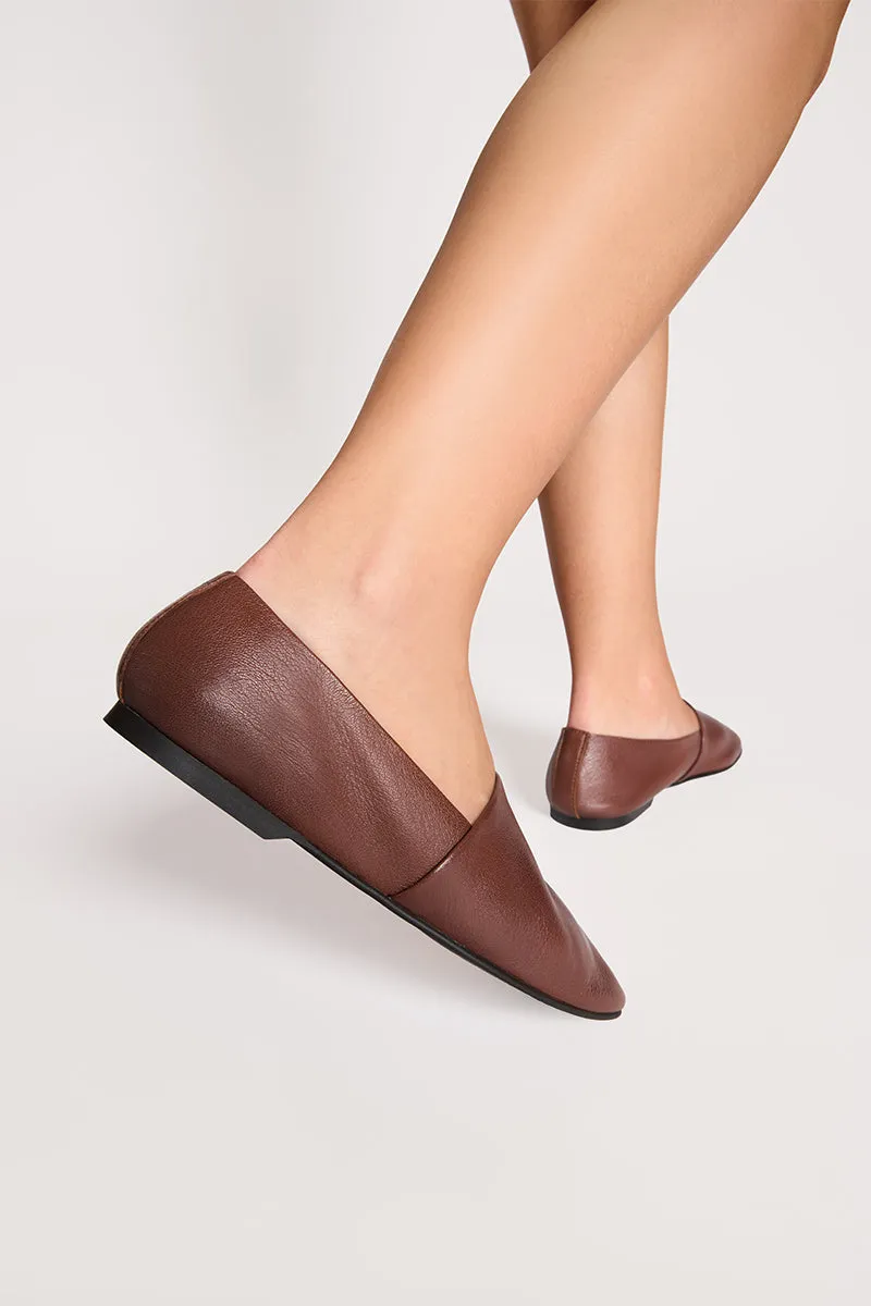 Bryan Stepwise Sofi mocassins bruin leer